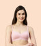 Enamor Smoothening Women's Cotton Everyday Balconette T-Shirt Bra - All Day Comfort, Full Support, Padded, Wirefree, Medium-Coverage - A017
