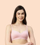 Enamor Smoothening Women's Cotton Everyday Balconette T-Shirt Bra - All Day Comfort, Full Support, Padded, Wirefree, Medium-Coverage - A017