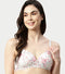 Enamor Women's Perfect Plunge Lift T-Shirt Bra - Detachable Straps, Lightly Padded, Wirefree, Medium Coverage - F023 (Sorrento Print)