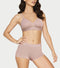 Enamor The Flex Boyshorts for Women Mid-Rise, Full Back Coverage, Moisture Absorbency, Cotton Everyday Panty - SMP01 (Cafe Latte)