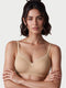 Enamor Smoothening Women's Cotton Everyday Balconette T-Shirt Bra - All Day Comfort, Full Support, Padded, Wirefree, Medium-Coverage - A017