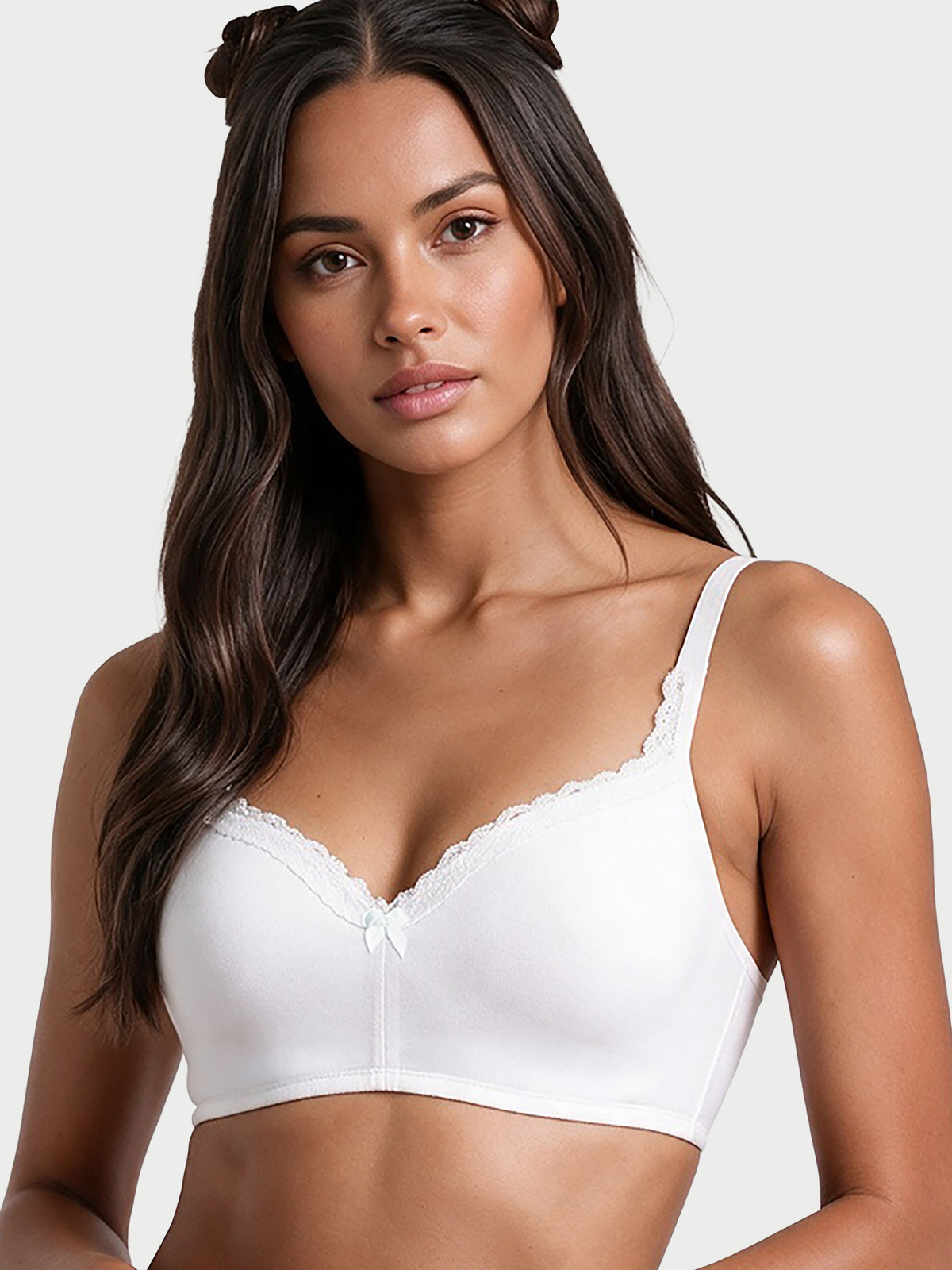 Enamor Smoothening Women's Cotton Everyday Balconette T-Shirt Bra - All Day Comfort, Full Support, Padded, Wirefree, Medium-Coverage - A017