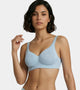 Enamor Bamboo Cotton IO05, Plunge, Everyday Women's T-Shirt Bra - 3X Softer, 4X more Absorbent & Antimicrobial, Padded, Wirefree, High Coverage (Jade Green)
