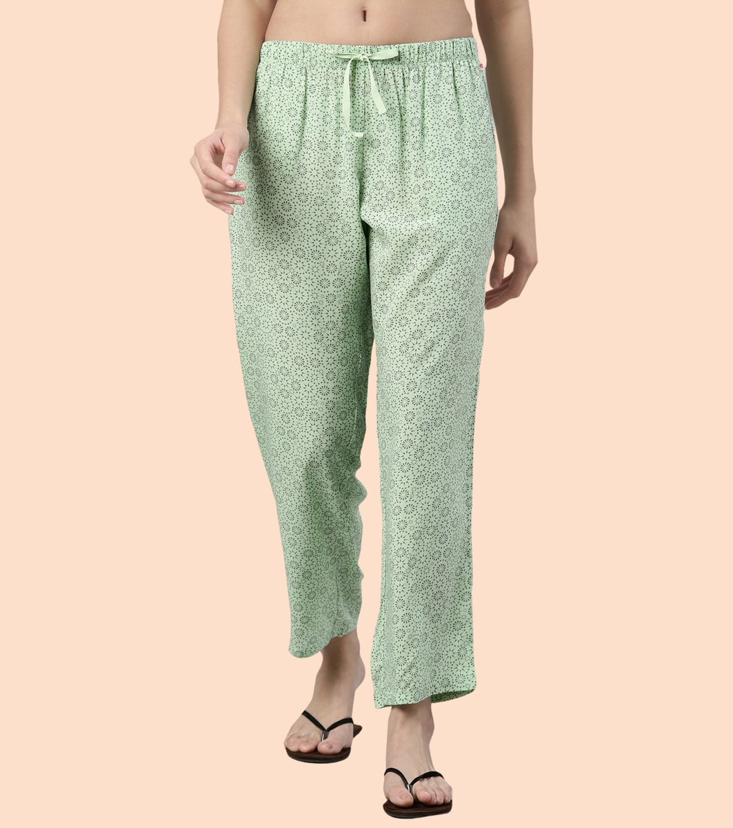 Slounge Pant | Modal Woven Printed Pull-On Pant