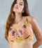 Enamor × Papa Don’t Preach - Moonlit Mischief Luxury Push-Up Bra for Women - Padded, Wired, Longline Plunge - DB03 (Nova Gold)