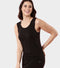 Enamor TH04 Women's Thermal Vest with Soft Heat Generating Fabric, Wide Round Neck Engineered with HeatSkins™ Warm Technology (Black)