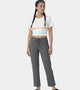 Enamor Mid Rise Regular Length Drawstring Closure Lounge Pants For Women - Slim Fit, Soft and Breathable Stretch Cotton - E014 (Cloud Grey)