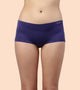 Enamor PS40 Innovations Invisi, All Day Comfort, Mid Waist Boyshorts Panty for Women - No Visible Panty Lines, Breathable, Sweat wicking, Free Cut, Full Coverage - Pack of 1 (Greek Blue)