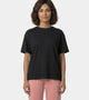Enamor Oversized Drop Shoulder T-Shirt, 100% Cotton Slub, Oversized Fit - E312 (Jet Black)