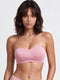 Enamor Strapless and Multiway Styling Women's Everyday Cotton Tube Bra - Perfect Shaping, Non-Padded, Wirefree, High-Coverage - A019 (ROSE)