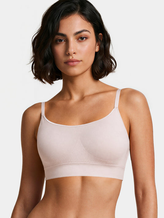 Enamor Innovations Flexi Free Ultra Smoothening Seamless Women's T-Shirt Bra - No-Pinch, Padded, Wirefree, Full Coverage - F037 (Almond Skin)
