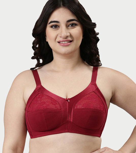 Enamor Innovations Fabcool M-Frame Side Shaper Panel  Women's Cotton Everyday Bra - Non Padded, Wirefree, Full Coverage - A014 (Available in Plus Sizes) (Masai)