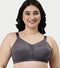 Enamor Innovations Transform M-Frame, Ultimate curve Support, Jiggle control, Women's Bra - Non Padded, Wirefree, Full Coverage - F096 (Available in Plus Sizes) (Ink Grey)