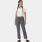 Enamor Mid Rise Regular Length Drawstring Closure Lounge Pants For Women - Slim Fit, Soft and Breathable Stretch Cotton - E014 (Mediumgrey Melange)
