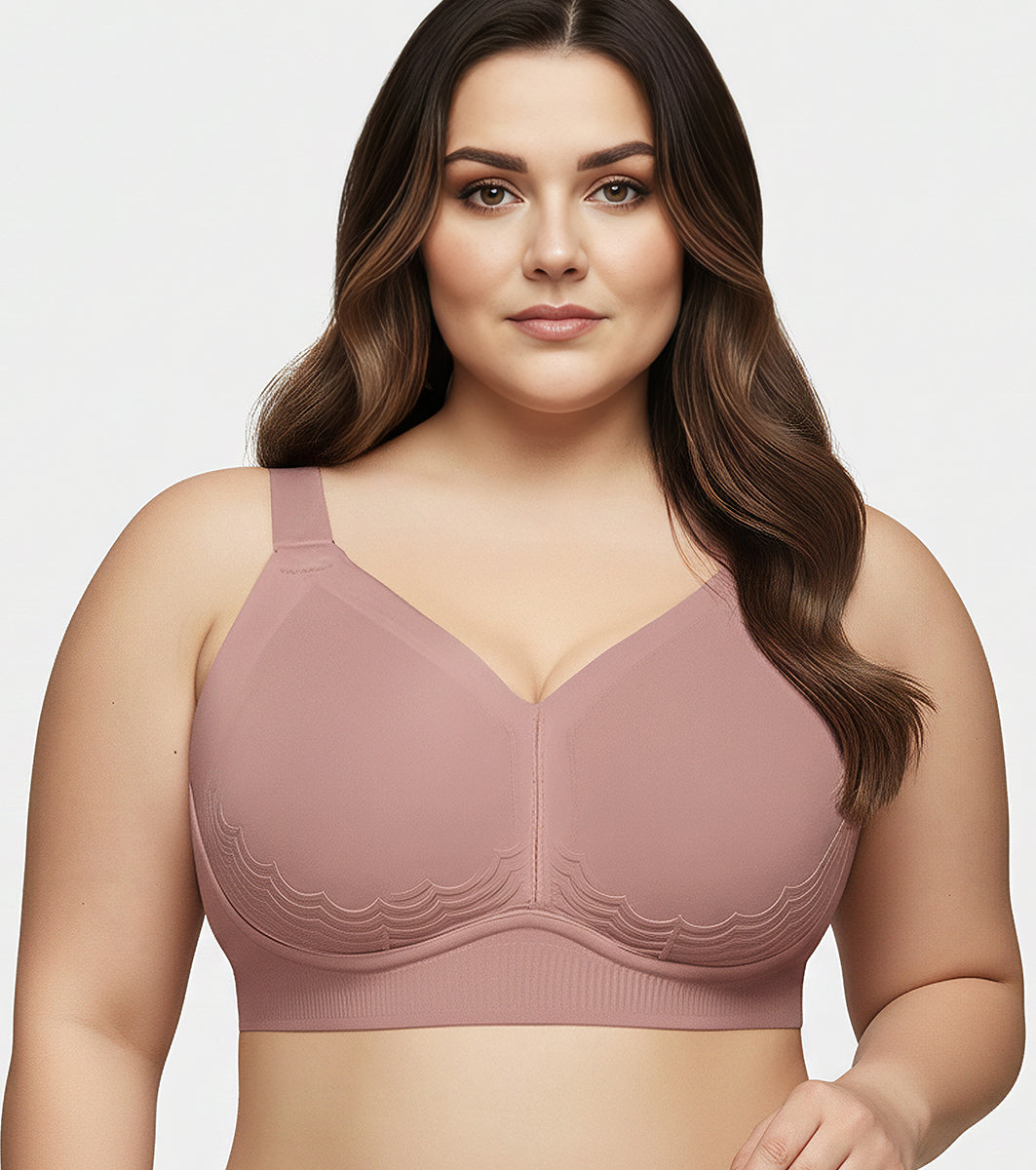Enamor Innovations Invisi Super Shaper Ultra smooth, Bonded, Side shaper, Women's T-Shirt Bra - Seamless, No-Pinch, No-Dig, Wirefree, High Coverage- IO04(Available in Plus Sizes) (Chestnut)