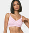 Enamor Ultra-Smoothing Women's Cotton Everyday T-Shirt Bra - No-Pinch, Hidden Lift, Non Padded, Wirefree, High Coverage - A027 (Blushing Bride)