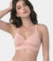 Enamor The Flex T-Shirt Bra for Women Padded, Wire-Free, Medium Coverage, Cotton Everyday Bra - SMB01 (Peach Cloud)