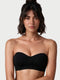 Enamor Strapless and Multiway Styling Women's Everyday Cotton Tube Bra - Perfect Shaping, Non-Padded, Wirefree, High-Coverage - A019