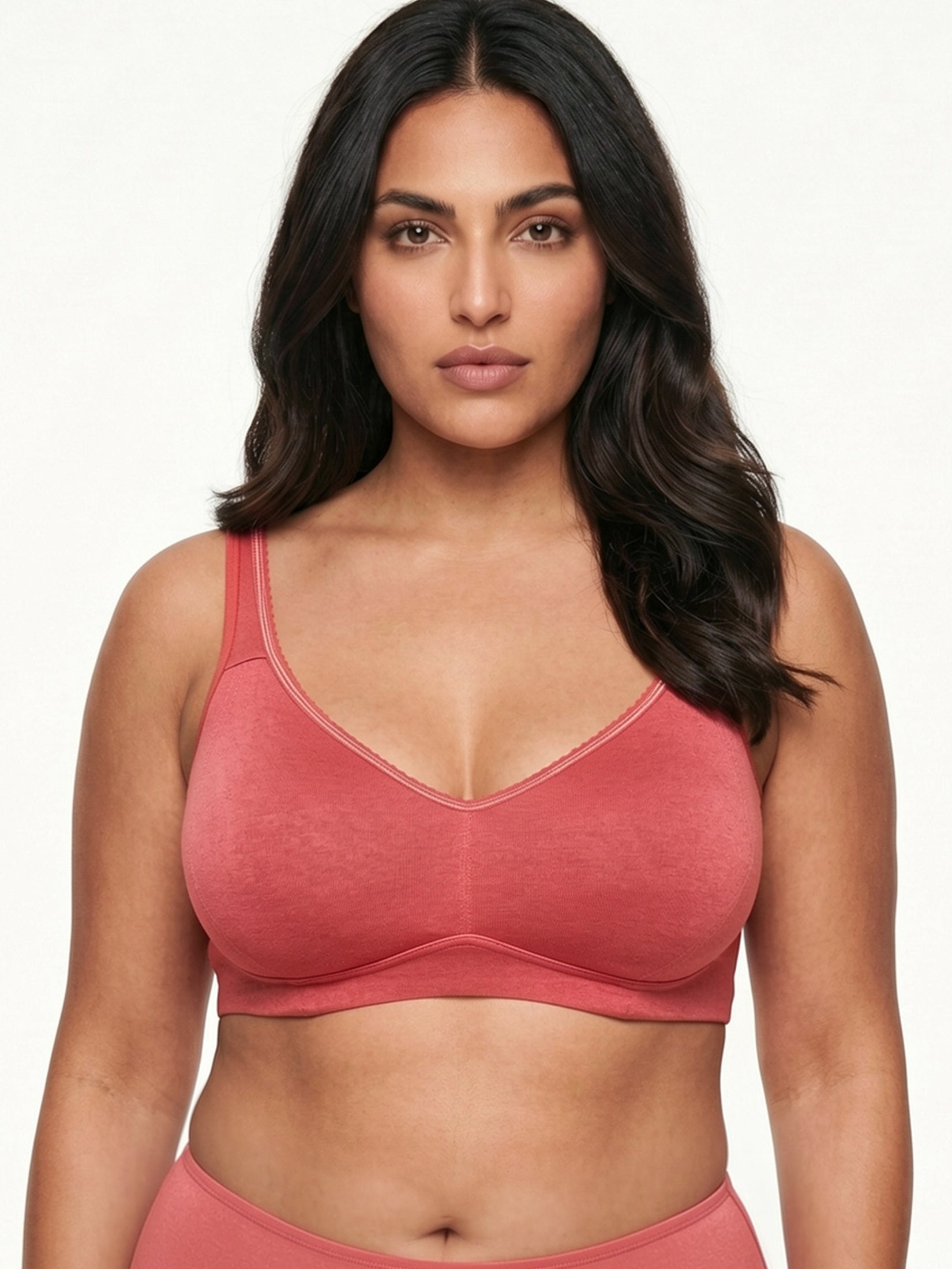 Enamor Bamboo Ultimate Side Shaper Lift High Coverage Bra – IB42, Youthful Lift, High Coverage, Anti-Rash Freshness, Everyday Comfort (Slate Rose )
