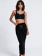 Enamor Medium Compression Seamless Breathable Saree Shaper – SH01, Waist Sculpting, Anti-Roll Waistband, Seamless Comfort  (Black)
