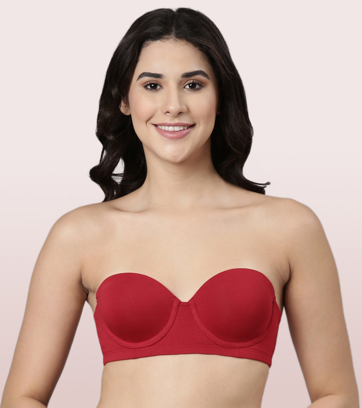 Enamor Multiway Bra For Women | High Coverage Cotton Strapless Bra For No Spill Coverage | A078Enamor Multiway Bra For Women | High Coverage Cotton Strapless Bra For No Spill Coverage | A078