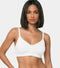 Enamor Ultra-Smoothing Women's Cotton Everyday T-Shirt Bra - No-Pinch, Hidden Lift, Non Padded, Wirefree, High Coverage - A027 (White)