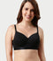 Enamor Innovations Fabcool Breathable Cup Women's T-Shirt Bra - Antimicrobial Comfort, Perforated Cups Padded, Wirefree, High Coverage - A165 (Black)