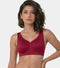 Enamor Innovations Invisi Encircle lift, Ultra smooth, Bonded, Slip-on, Women's T-Shirt Bra - Seamless, No-Pinch, No-Dig, Padded, Wirefree, High Coverage- IO01 (Cherry Pink)