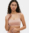 Enamor Bamboo Cotton IB06, Women's Pop-on Bra - 3X Softer, 4X more Absorbent & Antimicrobial, Non-Padded, Wirefree, High Coverage (Honey Beige)