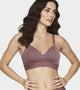 Enamor The Flex T-Shirt Bra for Women Padded, Wire-Free, Medium Coverage, Cotton Everyday Bra - SMB01 (Neutral)