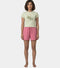 Enamor Drawstring Mid Thigh Length Mid Rise Basic Shorts - Relaxed Fit, Super Soft Cotton - E062 (Malaga)