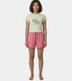 Enamor Drawstring Mid Thigh Length Mid Rise Basic Shorts - Relaxed Fit, Super Soft Cotton - E062 (Malaga)