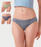 Enamor CB03 | Pack of 3 | Chic Cotton, All Day Comfort, Low Waist Bikini Panty for Women - Naturally Breathable, Antimicrobial with Stain release, Inner Elastic, Regular Coverage (Multicolorprint)