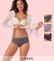 Enamor CH07 Chic Cotton, Naturally Breathable Cotton, All Day Comfort, Mid Waist Brief Panty for Women -  Antimicrobial with Stain Release, Soft Outer jacquard Elastic, Full Coverage -  Pack of 3 (Multicolorsolid)