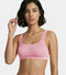 Enamor Bamboo Cotton IB06, Women's Pop-on Bra - 3X Softer, 4X more Absorbent & Antimicrobial, Non-Padded, Wirefree, High Coverage (Rose Blush)
