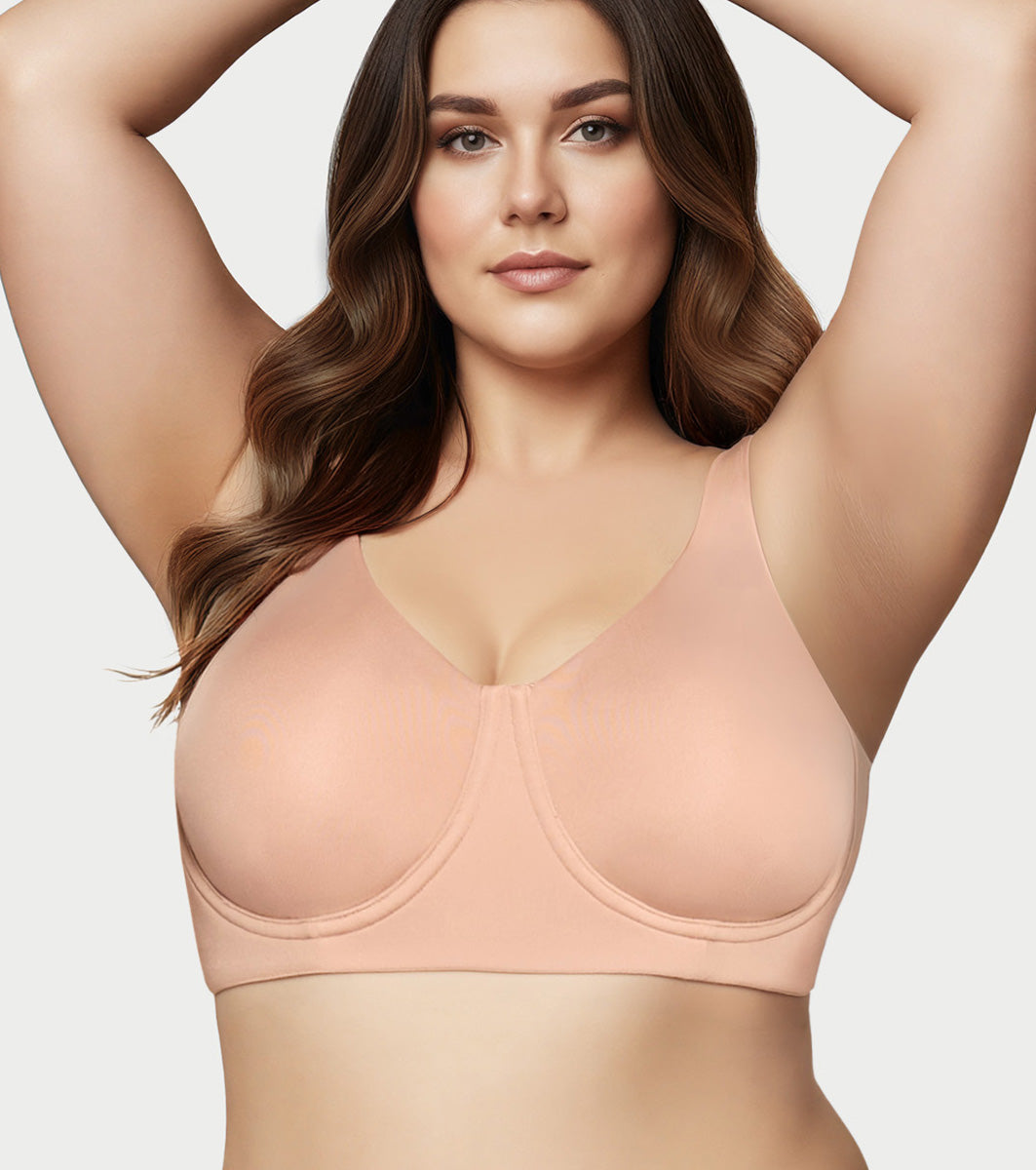 Enamor Classic Wired Support Bra, Non-Padded, Wired, Full Coverage - F221 (Honey Beige)