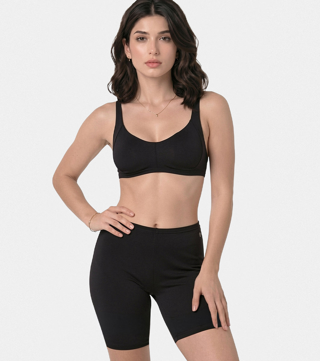 Essentials Stretch Cotton Cycling Shorts