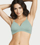 Enamor Drip T Shirt Bra for Women Padded, Wire-Free, Medium Coverage - SMB03 (Sage Green)