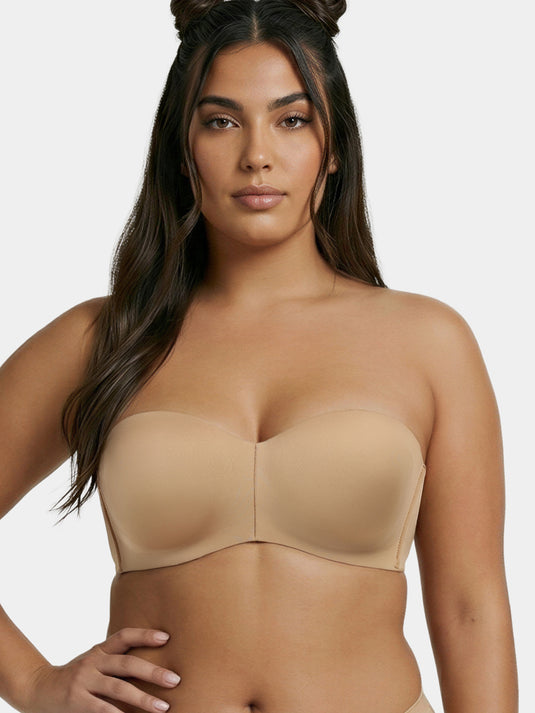 Enamor Strapless Multiway Styling Women's T-Shirt Bra - Padded, Wired, Medium Coverage - F074 (Available in Plus Sizes) (Buff)