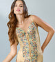 Enamor × Papa Don’t Preach - Midnight Mirage Luxury Corset for Women - Padded, Wired, Longline Fit - DC02 (Stellar Skin)