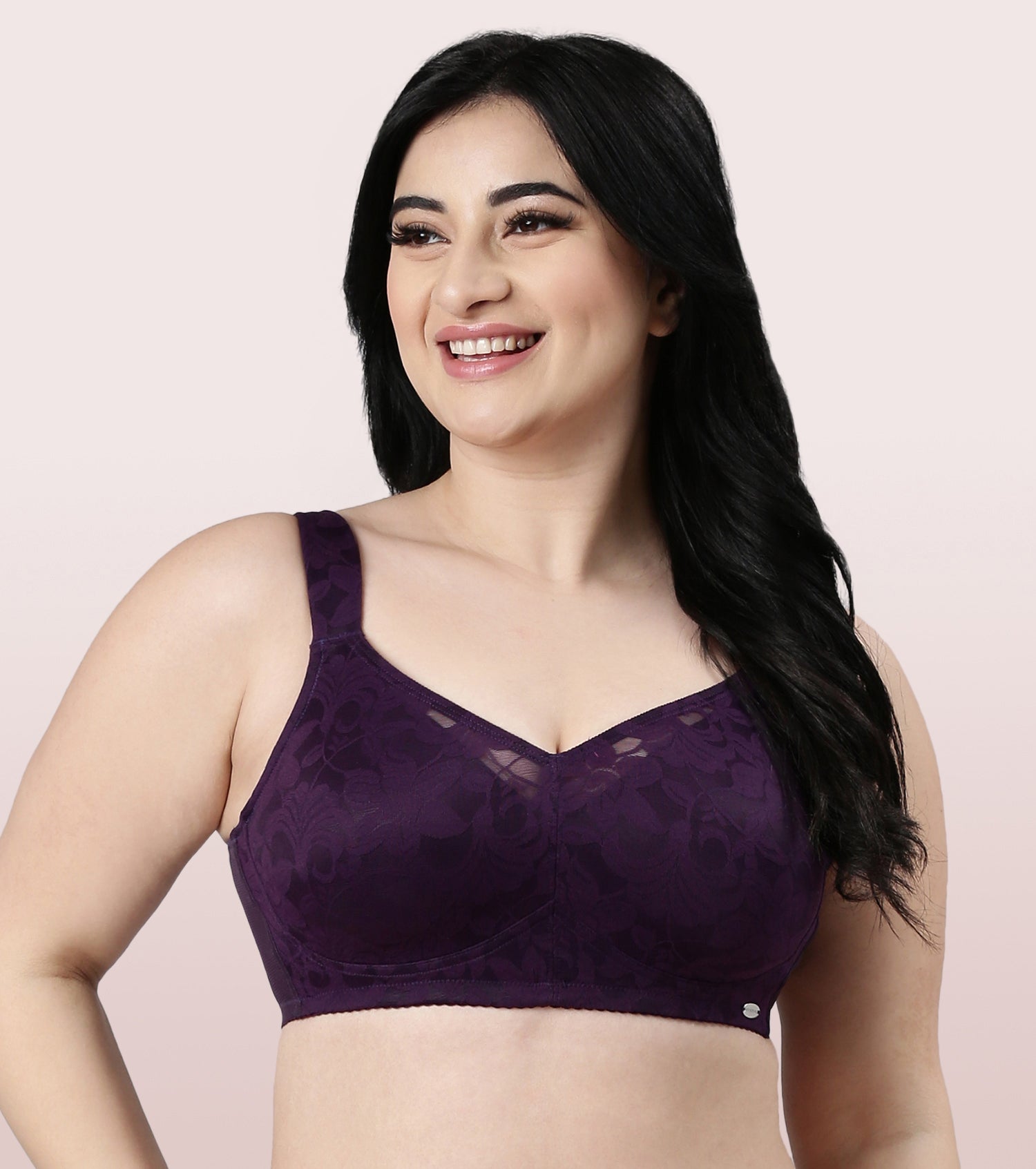 Enamor FB12 Full Support Smooth Super Lift Bra - Non-Padded, Wirefree &  Full Coverage