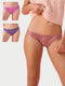 Enamor CH09 Chic Cotton, All Day Comfort, Mid Waist Hipster Panty for Women - Inner Elastic, Full Coverage -  Pack of 3 (Multicolorprint)