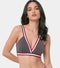 Enamor Sporty Vibes Triangle Bra for Women Padded, Wire-Free, Seamless, Cotton Everyday Bra - SMB07 (Charcoal)