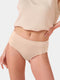 Enamor Bamboo Cotton Panties IP01, Mid Waist Women's Hipster Panty - 3X Softer, 4X more Absorbent, Antimicrobial, No-Pinch Waist, All-Day Comfort (Pearl Blush)