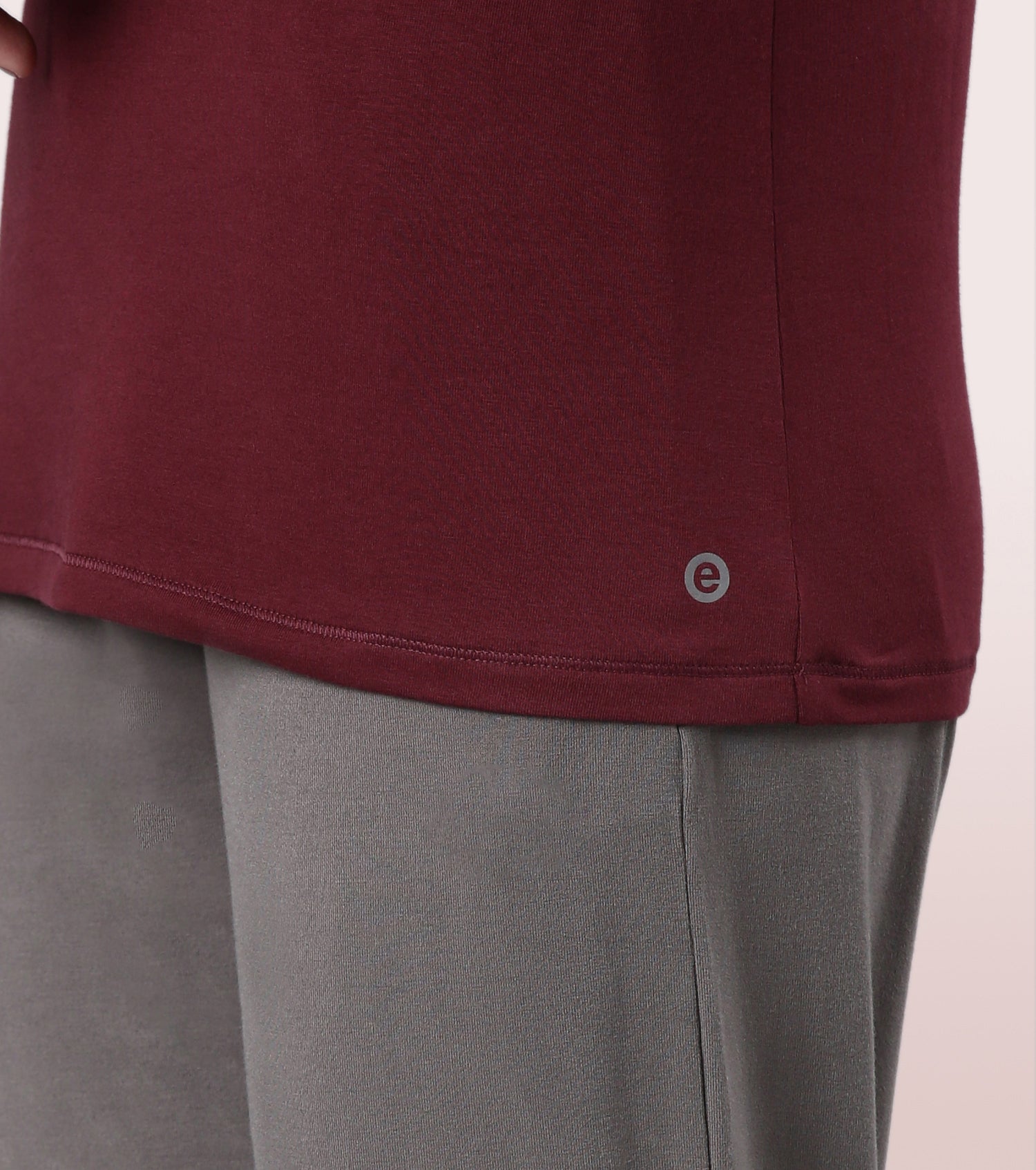 Essentials Cotton Long Sleeve Crew Tee | E057