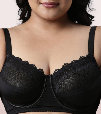 Enamor F126
LACE BRA
NON-PADDED  WIRED  FULL COVERAGE