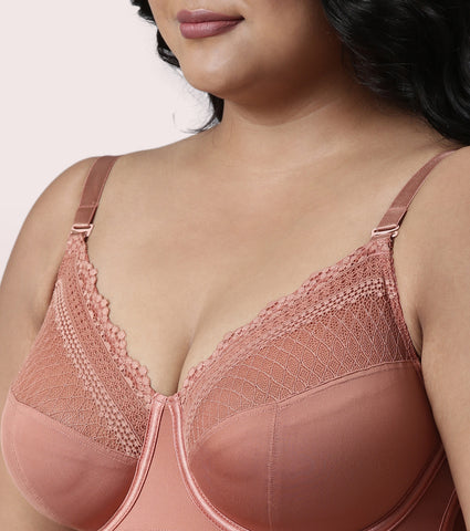 Enamor F126
LACE BRA
NON-PADDED  WIRED  FULL COVERAGE