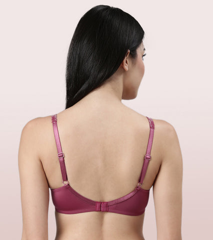 Enamor F129
LACE CONTOUR BRA
NON-PADDED WIREFREE HIGH COVERAGE