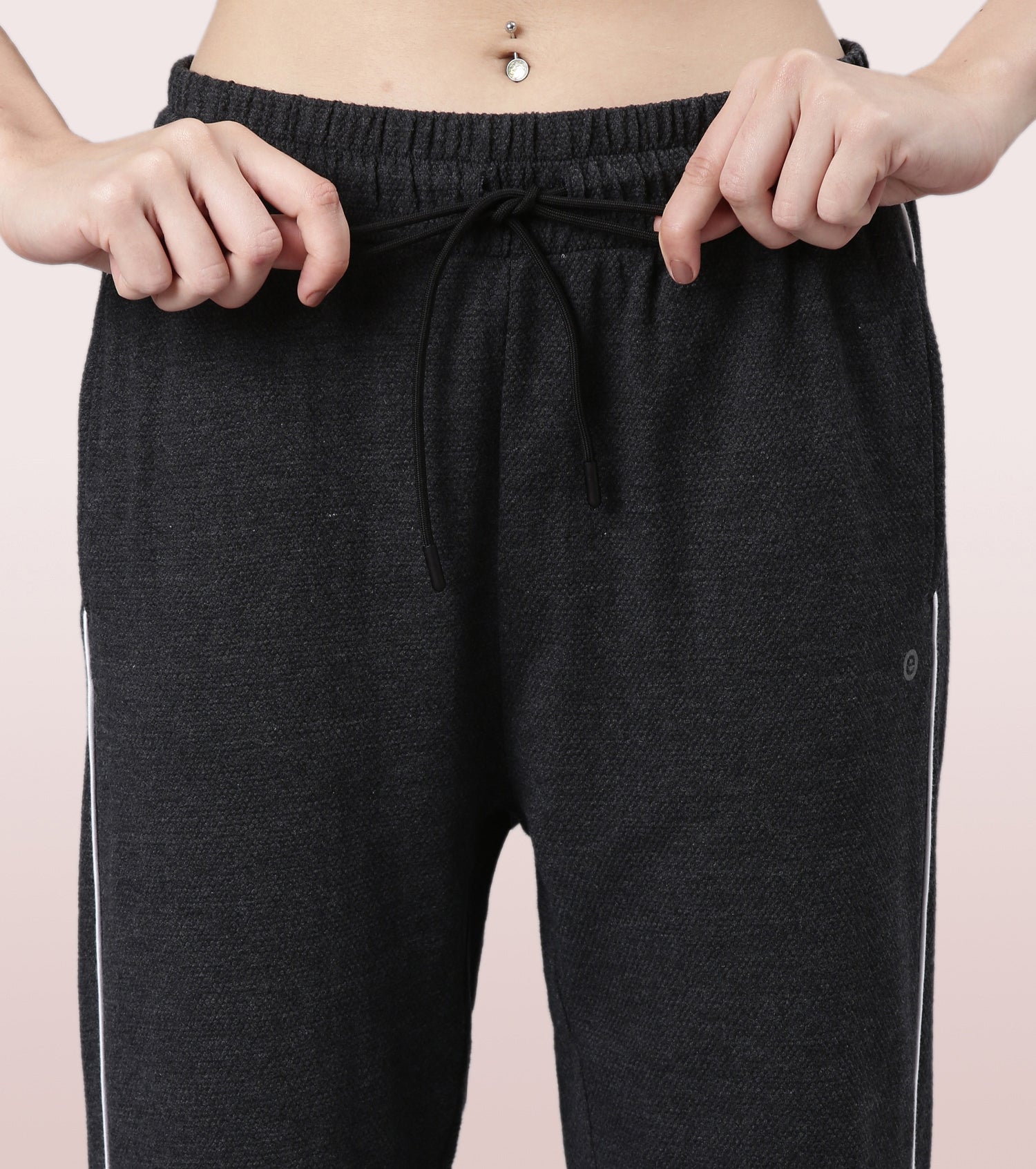 Buy ONLY Women Solid Regular Fit Trackpants online