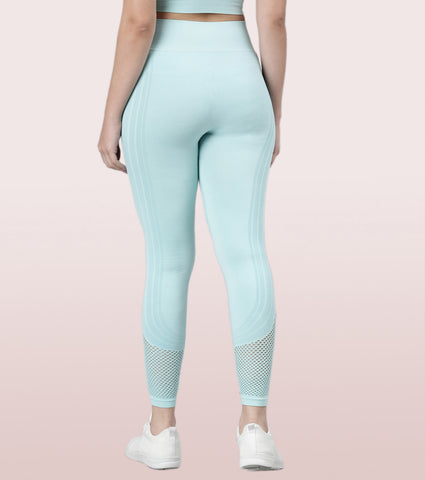 Enamor Dry Fit, High Waist Legging | Seamless Workout Legging With Perforation For Ventilation For Women | A604